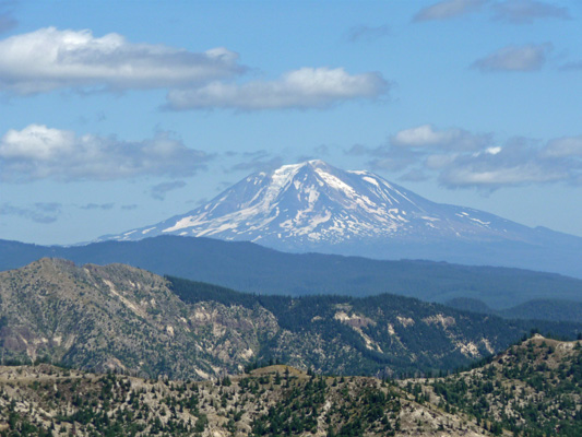 Mt. Adams from Smith Creek Viewpt on Windy Ridge Rd