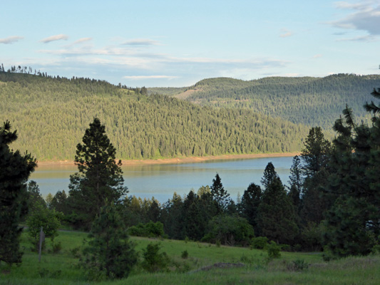 Dworshak Reservoir from archery range