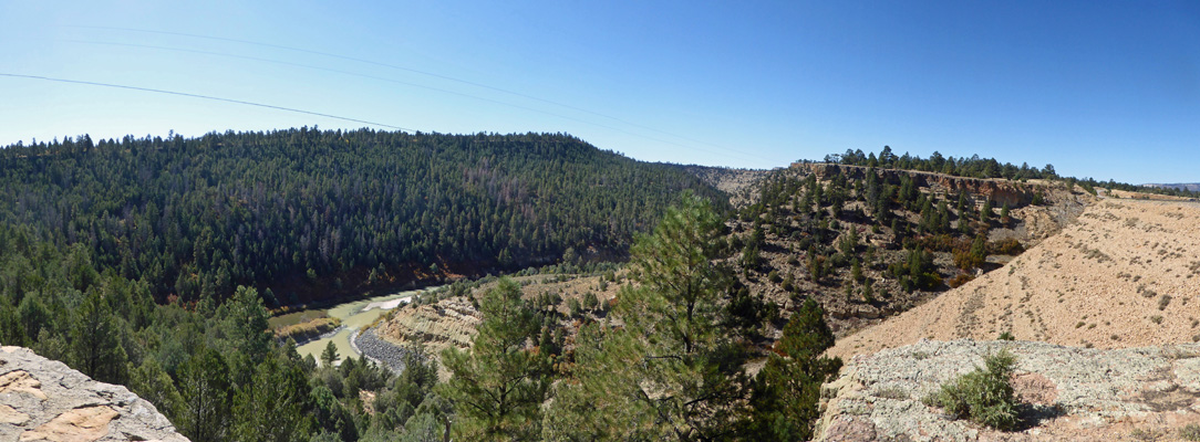 Heron Lake Dam and Chama River