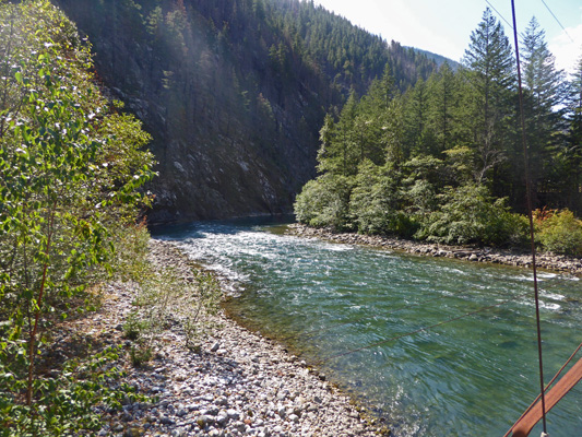 Skagit River from Gorge Powerhouse bridge