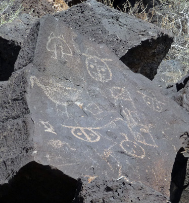 petroglyph Piedras Marcasas Trail