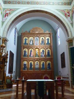 Main altar St. Francis Cathedral