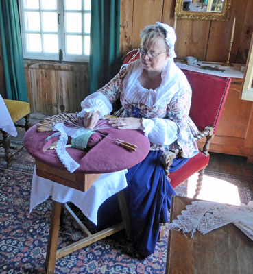 Lacemaking De Gannes House Fortress of Louisbourg