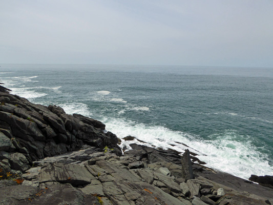 Surf on rocks False Bay NS