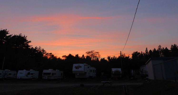 Sunset near Lunenburg, NS