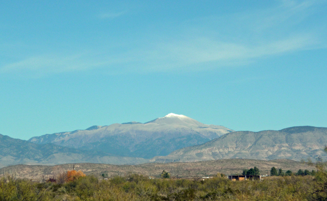 Sierra Blanca from Alamogordo NM