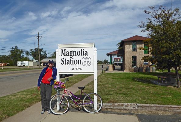 Walter Cooke Magnolia Station sign