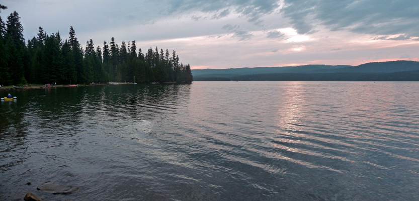 Timothy Lake from Oak Creek Campground OR