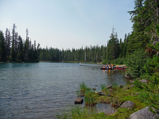 Waldo Lake at North Waldo boat launch