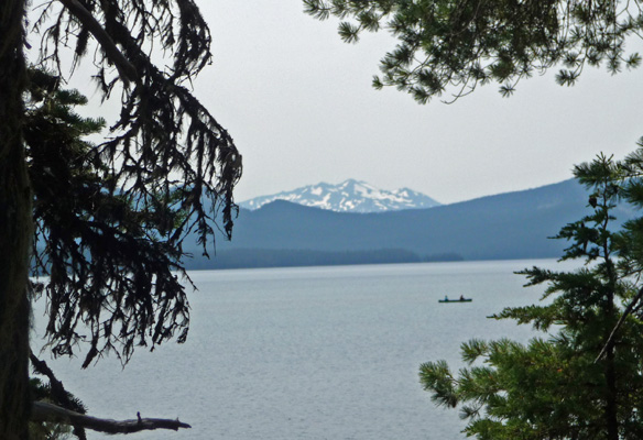 Diamond Peak from Waldo Lake OR