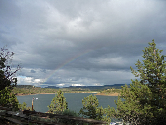 Rainbow over Prineville Reservoir