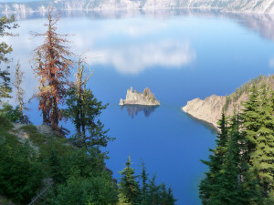 Phantom Ship at Crater Lake