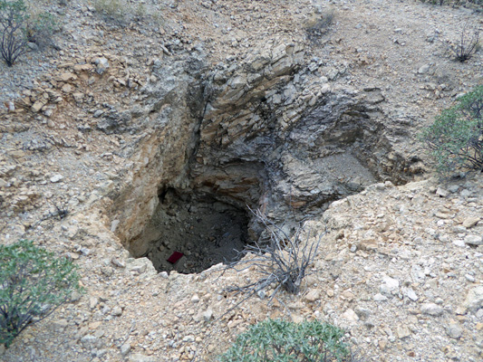 Mine exploratory hole Sineta Canyon