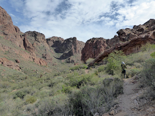 End of Arch Canyon trail
