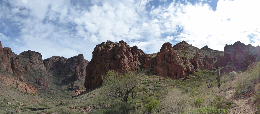 End of Arch Canyon trail