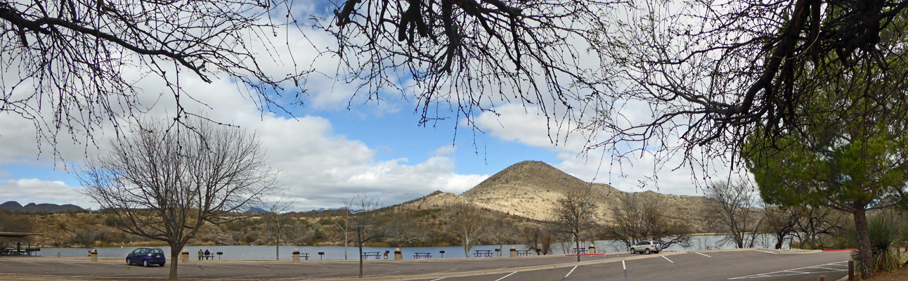 Patagonia Lake campground view