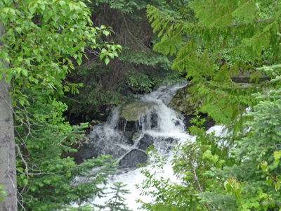 Cedar Creek rapids in North Cascades