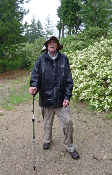 Walter Cooke soaked to the skin North Cascades