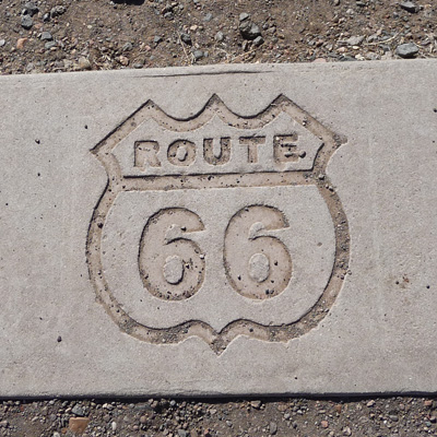 Route 66 Memorial Petrified Forest NP