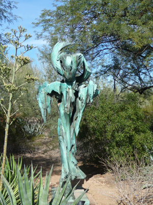 St Earth Walking sculpture Desert Botanical Garden