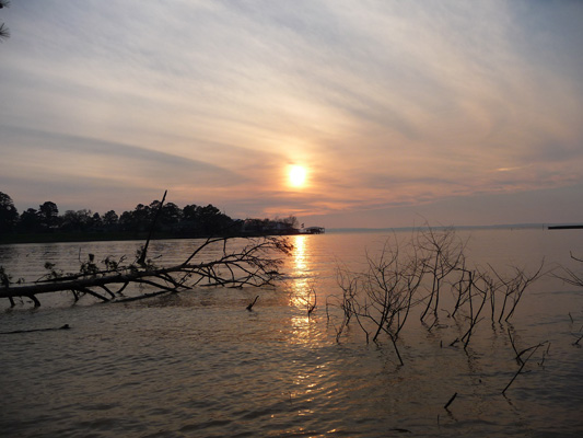 Late afternoon Lake Livingston SP