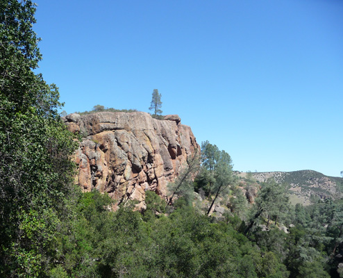 View near Moses Spring Pinnacles NP