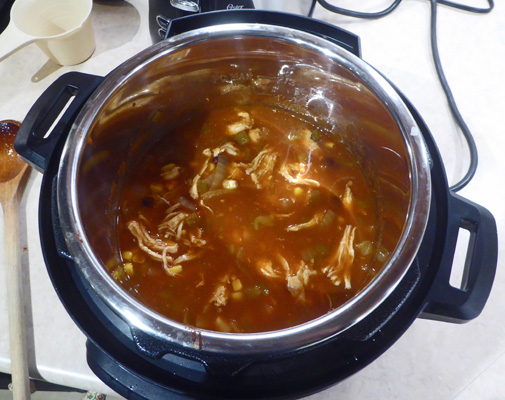 Instant Pot Tortilla Soup