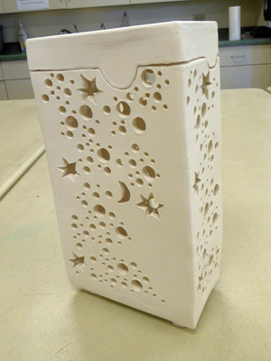 Ceramic luminaria