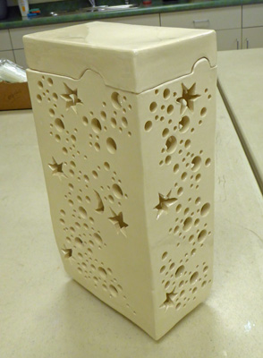 Ceramic luminaria