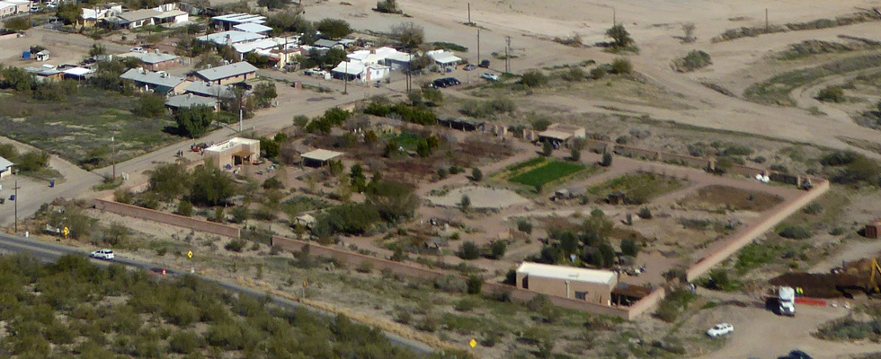 Mission Garden from Sentinel Peak