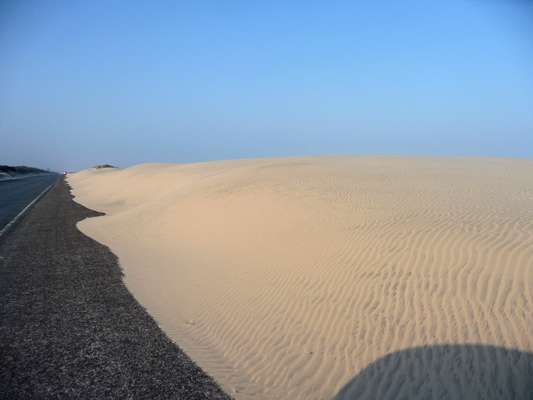 Sand dunes So Padre Island