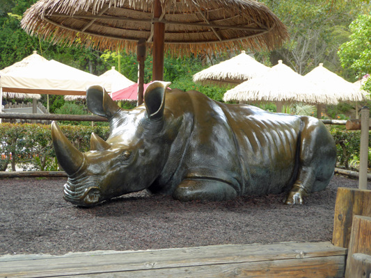 Safari Park bronze rhino