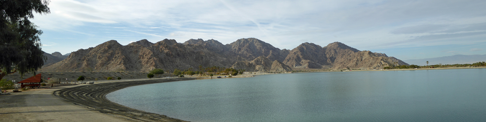 Lake Cahuilla from campground