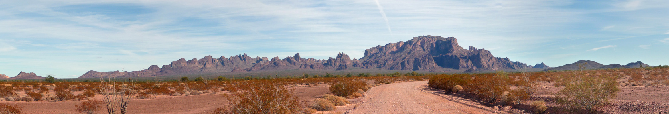 Road to Palm Canyon in Kofa Wildlife Refuge