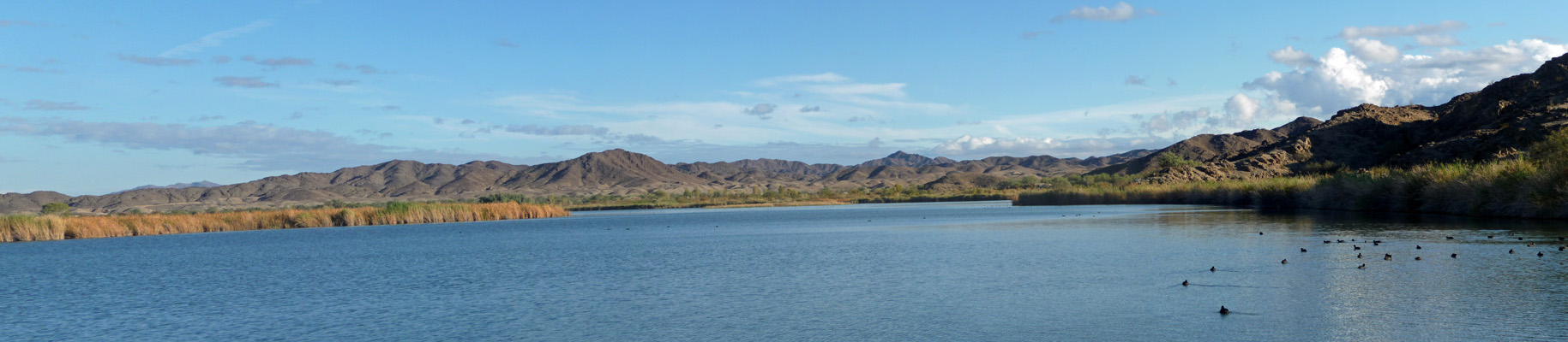 Mittry Lake NWR boat launch view