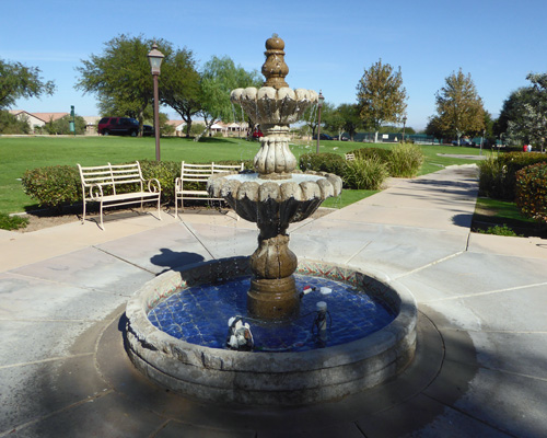 Rancho Resort fountain