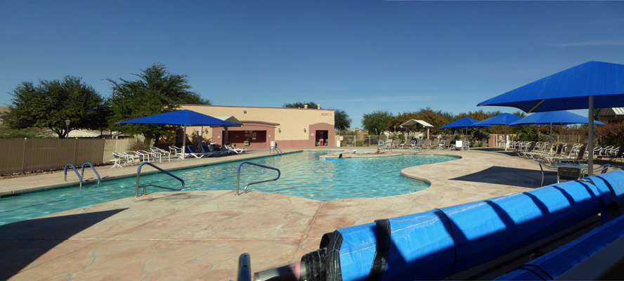 Rancho Resort pool area