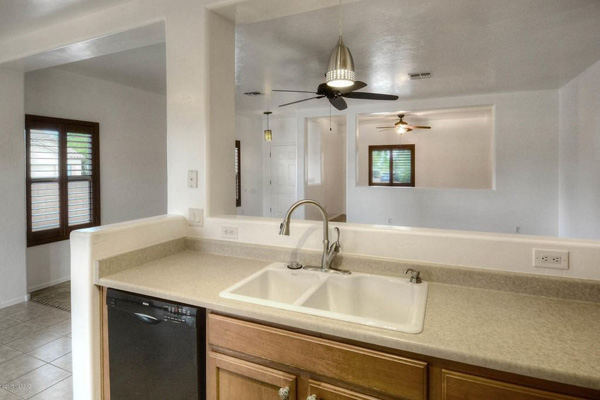 kitchen looking into great room