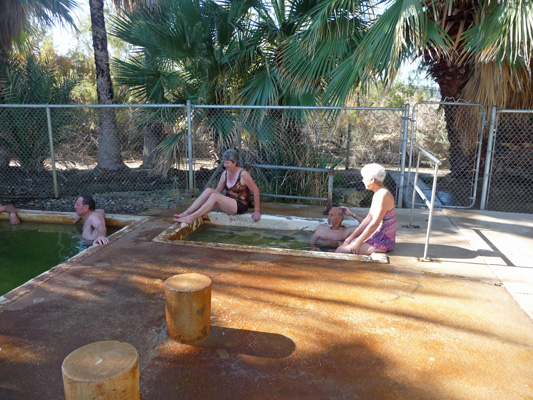 Small  cooler pool at Holtville Hot Spring