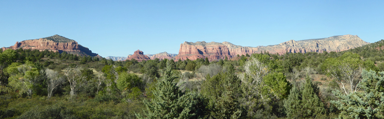 FS Visitor Center view northward