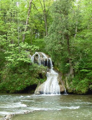 Middle River VA waterfall