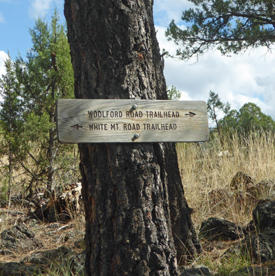 Ridge Trail sign