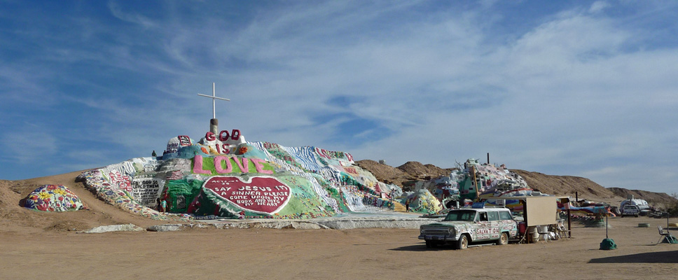 Salvation Mountain Slab City CA