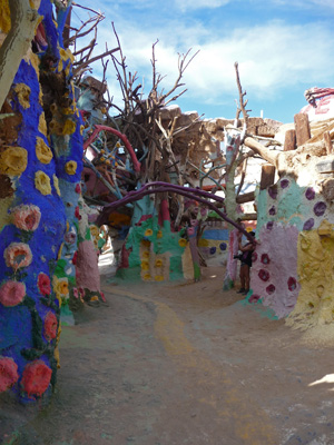 Walkway in The Museum area of Salavation Mountain