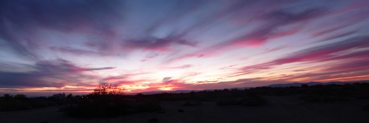 Sunset Slab City CA