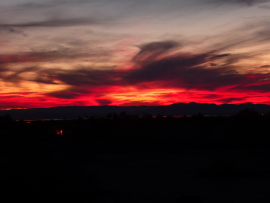 Sunset Slab City CA