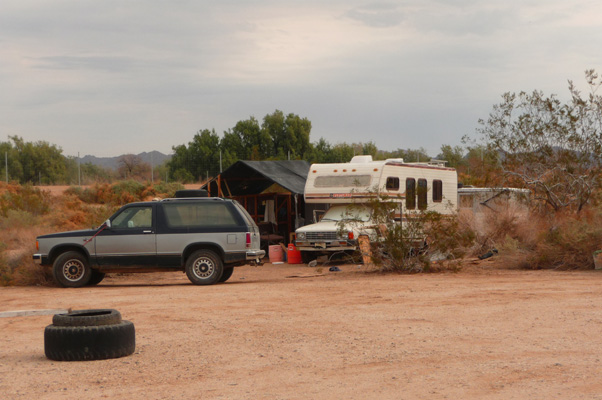 Camping neighbor Slab City CA