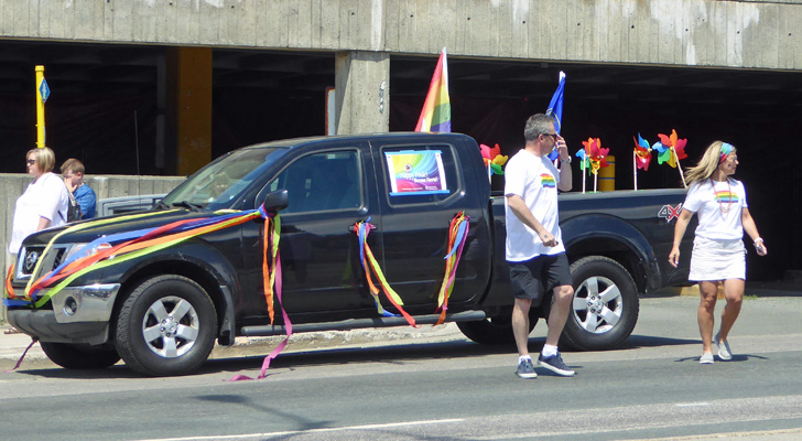 Pride Parade truck