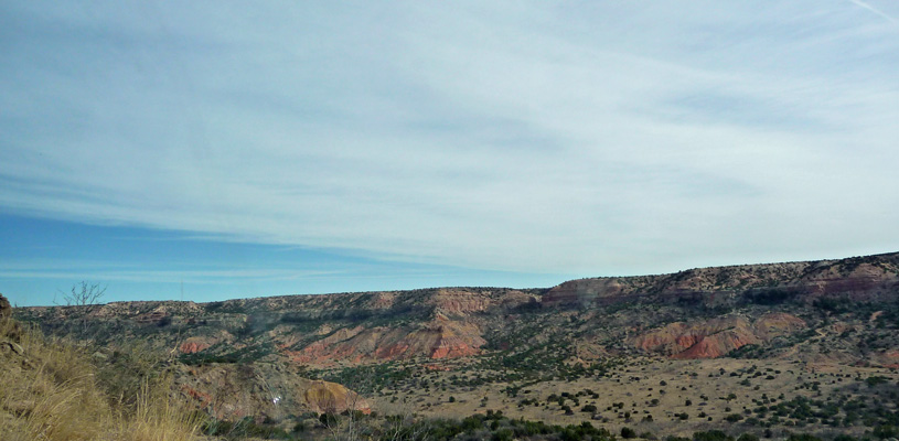 Palo Duro Canyon rim view
