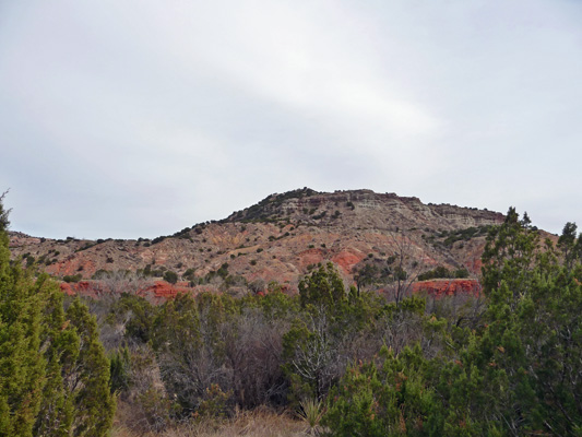 Palo Duro Canyon Campsite view